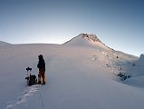 
Climbing Sherpa Lal Singh Tamang Pausing As We Near The Top Of The Slope 6694m Above Lhakpa Ri Camp I On The Climb To The Summit

